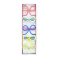 Bestofatlantagiftshop beaded bow hair clips set of 5 in assorted colors