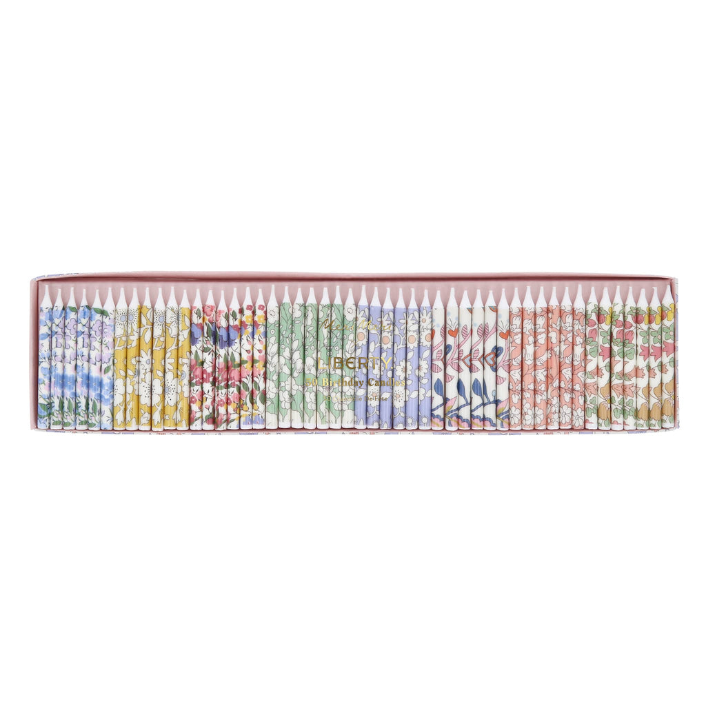 Bestofatlantagiftshop Liberty mini birthday candles with floral print